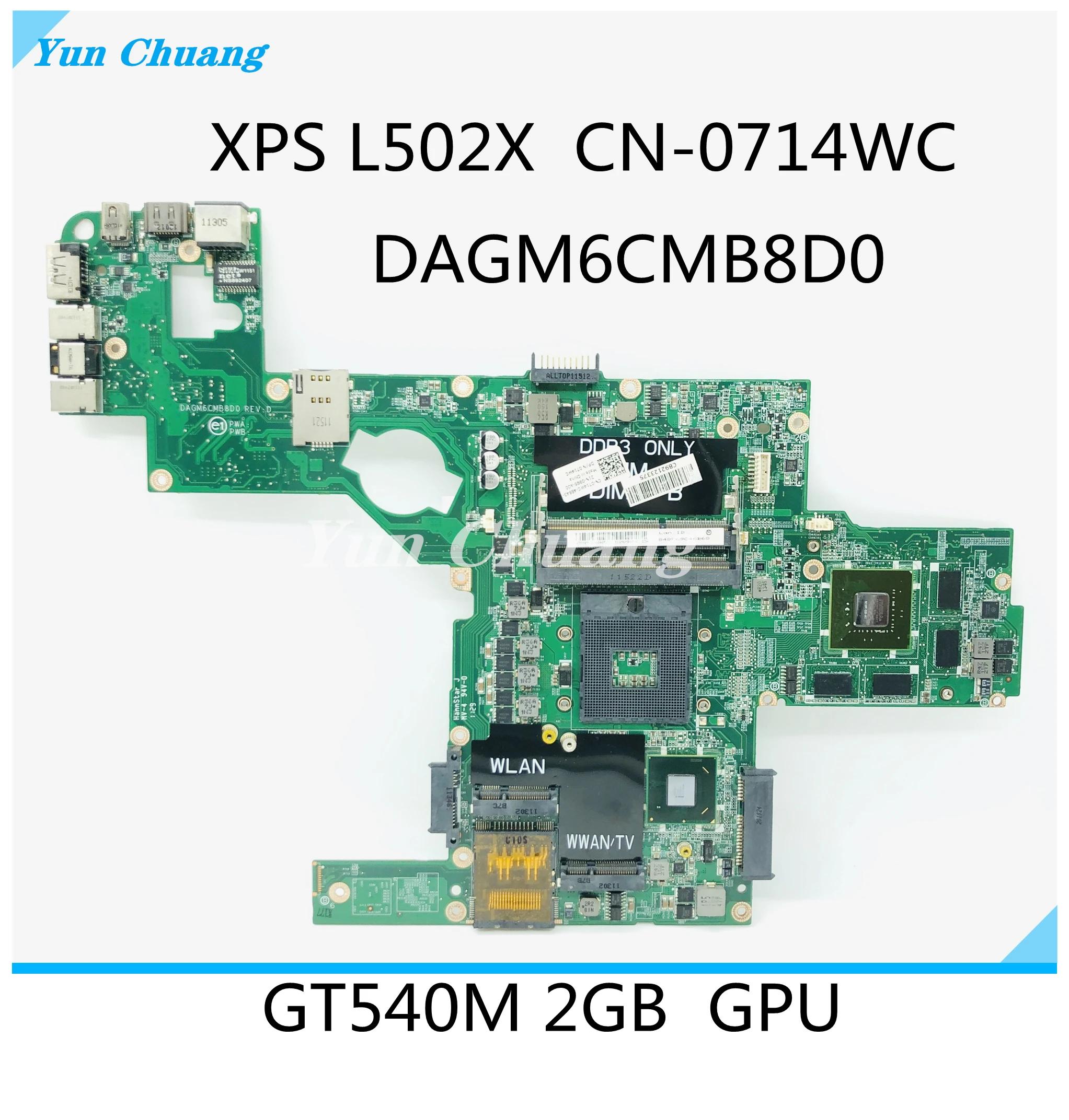 CN-0714WC 0714WC DAGM6CMB8D0   Dell XPS L502X Ʈ   HM67 DDR3 GT540M 2GB GPU ׽Ʈ 100% ۾  